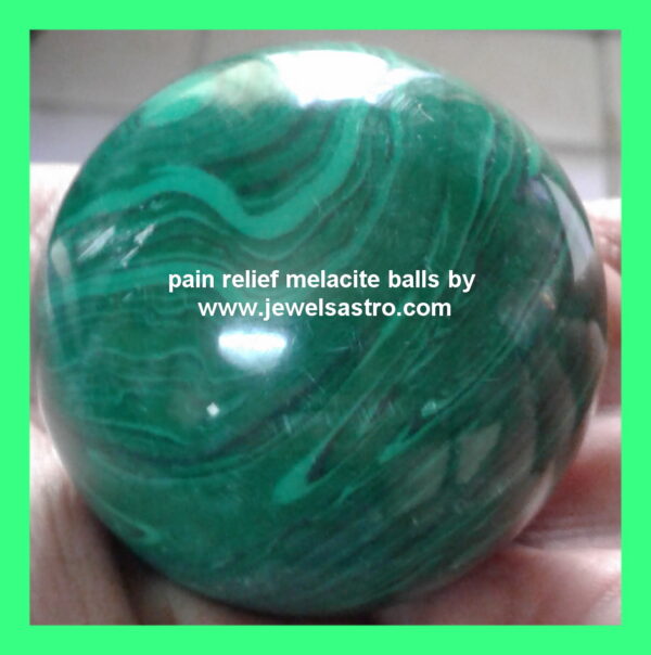 Pain Relief Gemstone Melacite Round Ball